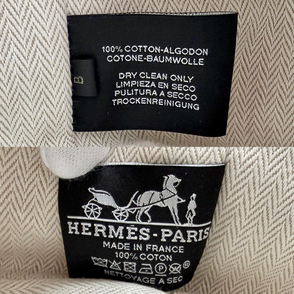 HERMES エルメス ハンドバッグ ヴァニティポーチ ブリッド・ア・ブラックPM ポーチ コットン ピンク シルバー金具 レディース【中古品】