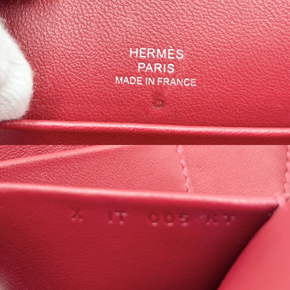 【開店SALE】 HERMES エルメス ハンドバッグ トゥッティフルッティ アップル ポーチ 鞄 かばん X スイフト レッド 赤 ルージュヴィフ シルバー金具 レディース 2016年【中古品】