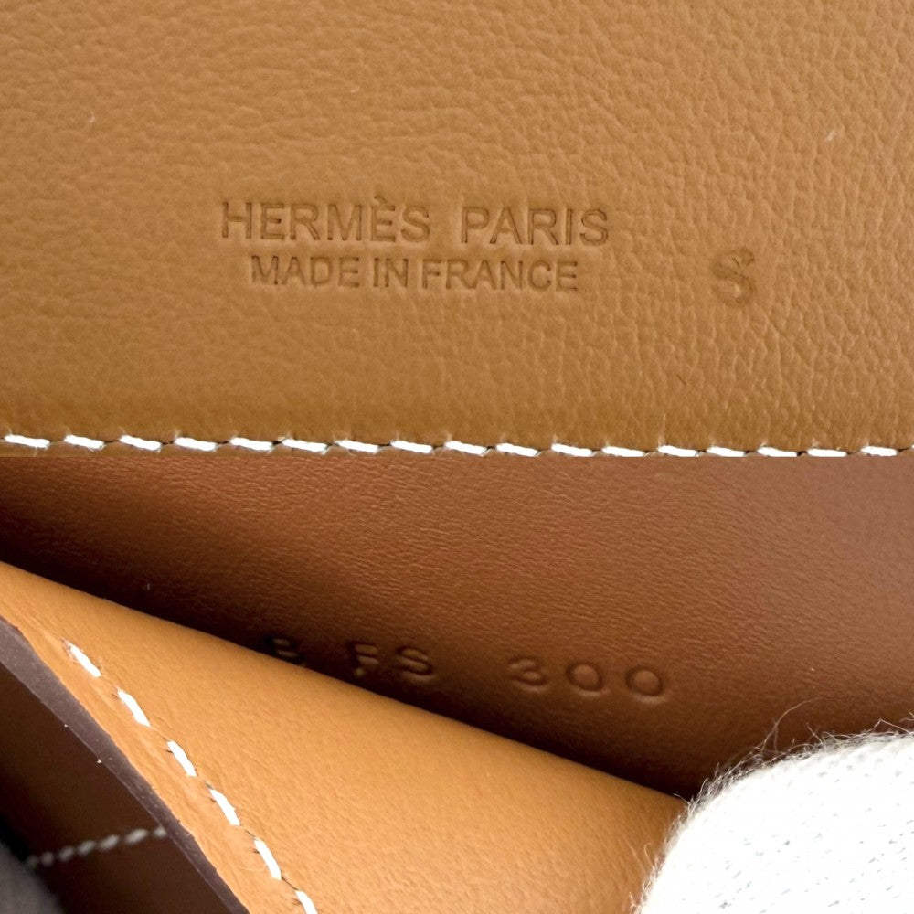 【開店SALE】 HERMES エルメス カードケース セイウチ マグセーフカードホルダー Walrus MagSafe 名刺入れ メンズ レディース B刻印 レザー ブラウン 茶 ユニセックス 2023年【中古品】