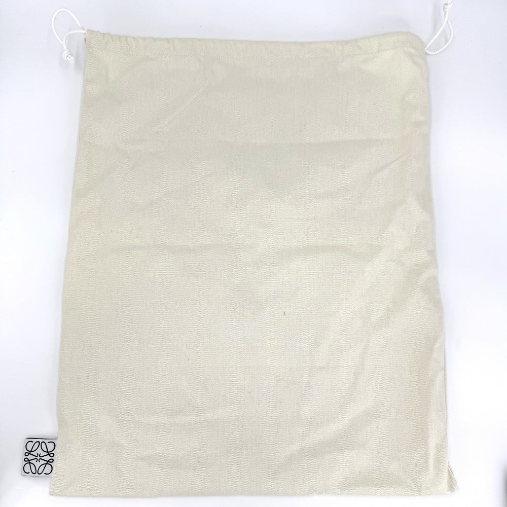 LOEWE ロエベ ポーチ ハーバリウム ドローストリングポーチ 巾着袋 DRAWSTRING POUCH コットン レザー グリーン 緑 マルチカラー レディース【中古品】