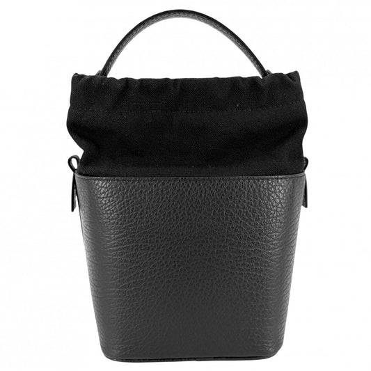 MAISON MARGIELA メゾンマルジェラ 2WAY ショルダーバッグ ハンドバッグ 5AC バケットバッグ S61WG0035 ブラック 黒 シルバー金具 レディース【中古品】
