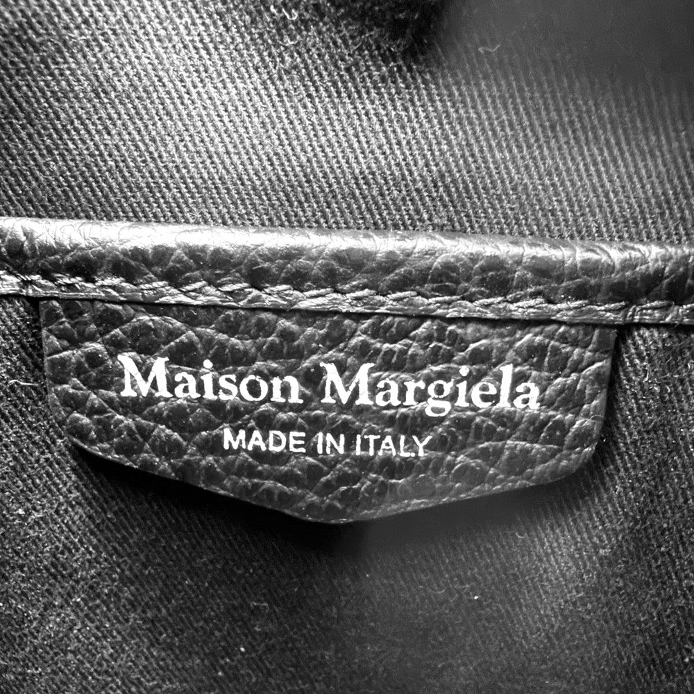 【開店SALE】 MARTIN MARGIELA マルタンマルジェラ 2WAY ショルダーバッグ ハンドバッグ 5AC バケットバッグ S61WG0035 ブラック 黒 シルバー金具 レディース【中古品】