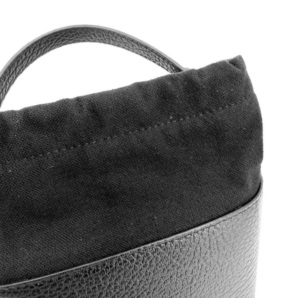 【開店SALE】 MARTIN MARGIELA マルタンマルジェラ 2WAY ショルダーバッグ ハンドバッグ 5AC バケットバッグ S61WG0035 ブラック 黒 シルバー金具 レディース【中古品】