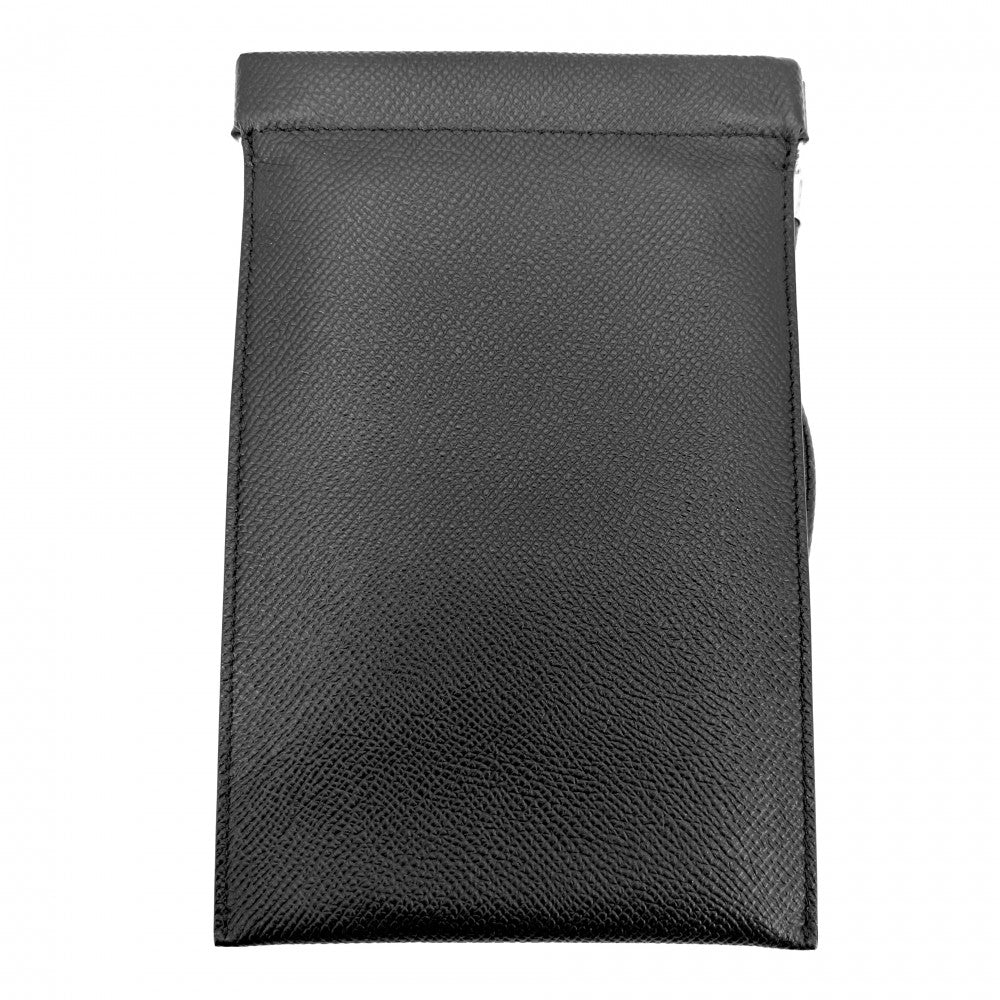 ショルダーバッグ Maison Margiela メゾンマルジェラ スマートフォンポーチ スマホショルダー フォンケース S55UI0207 レザー ブラック 黒 シルバー金具 レディース【中古品】