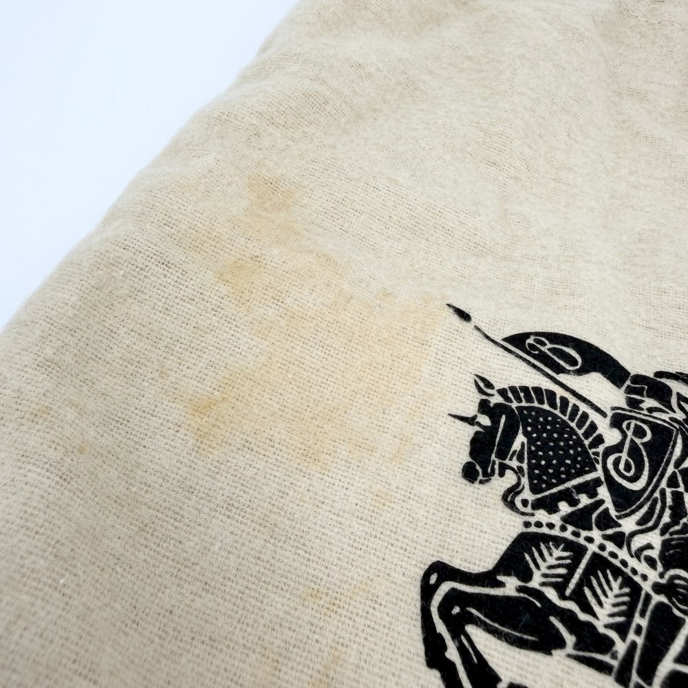 BURBERRY バーバリー ハンドバッグ ノバチェック ミニバッグ ポーチ 3882027 PVCコーティングキャンバス レザー ナイロン ベージュ ブラック 黒 ゴールド金具 メンズ【中古品】
