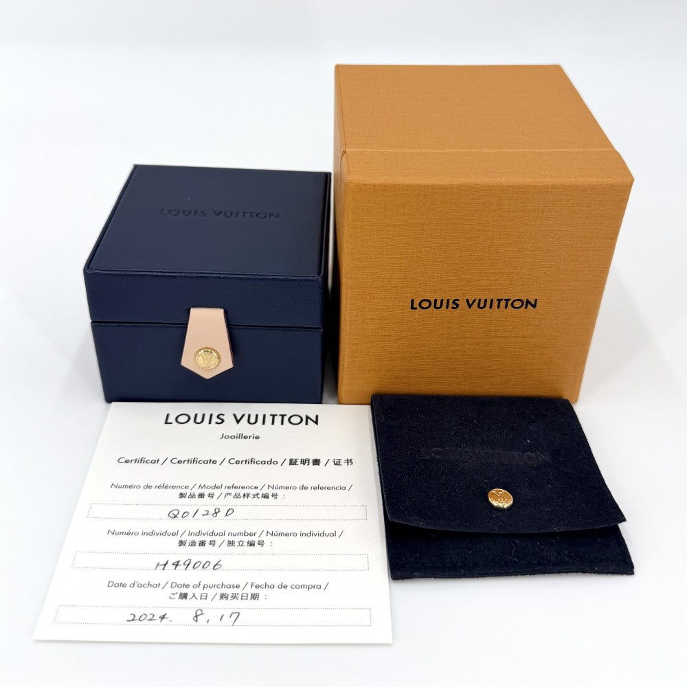 LOUIS VUITTON ルイヴィトン 指輪 リング オンブレ ブロッサム アクセサリー リング サイズ50 18金 750WG K18ホワイトゴールド ダイヤモンド20石約0.07ct 約10号 Q0I28D シルバー レディース 約2.9g【中古品】