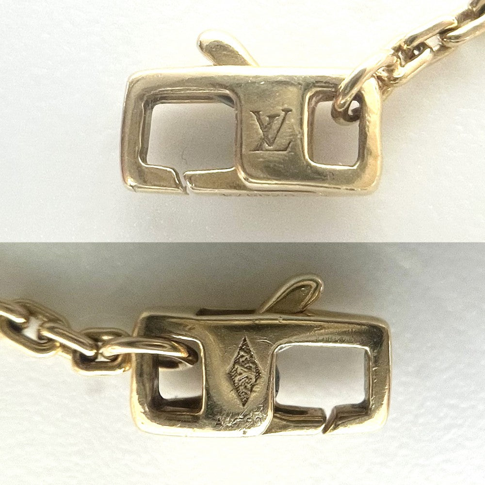 【開店SALE】 LOUIS VUITTON ルイヴィトン ブレスレット ブラスレ モノグラム イディール ジュエリー アクセサリー 1Pダイヤ Au750 K18イエローゴールド ダイヤモンド Q95244 レディース 約2.9g【中古品】