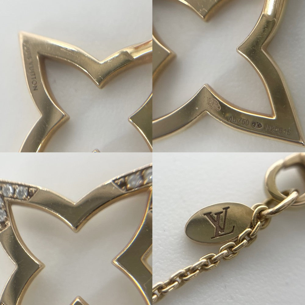 LOUIS VUITTON ルイヴィトン ネックレス ペンダント オンブレ ブロッサム アクセサリー ジュエリー 18金PG Au750 K18ピンクゴールド ダイヤモンド0.1ct Q03083 レディース 約6.2g【中古品】