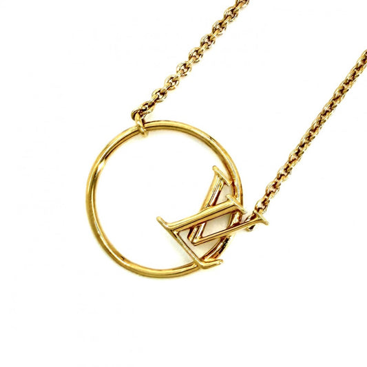 LOUIS VUITTON ルイヴィトン ネックレス コリエ・LV エクリプス アクセサリー ペンダント M00762 ゴールド ユニセックス 約6.2g【中古品】