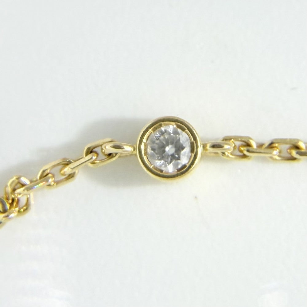 LOUIS VUITTON ルイヴィトン ブレスレット スター ブロッサム BB アクセサリー ジュエリー K18イエローゴールド ダイヤモンド0.04ct Q95677 ゴールド ブラック 黒 レディース 約3.0g【中古品】