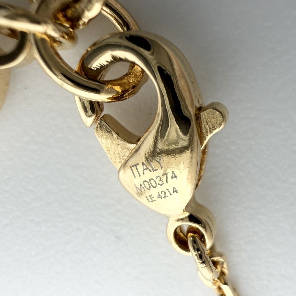 LOUIS VUITTON ルイヴィトン ブレスレット プティ ルイ アクセサリー M00374 ゴールド レディース 約2.5g【中古品】