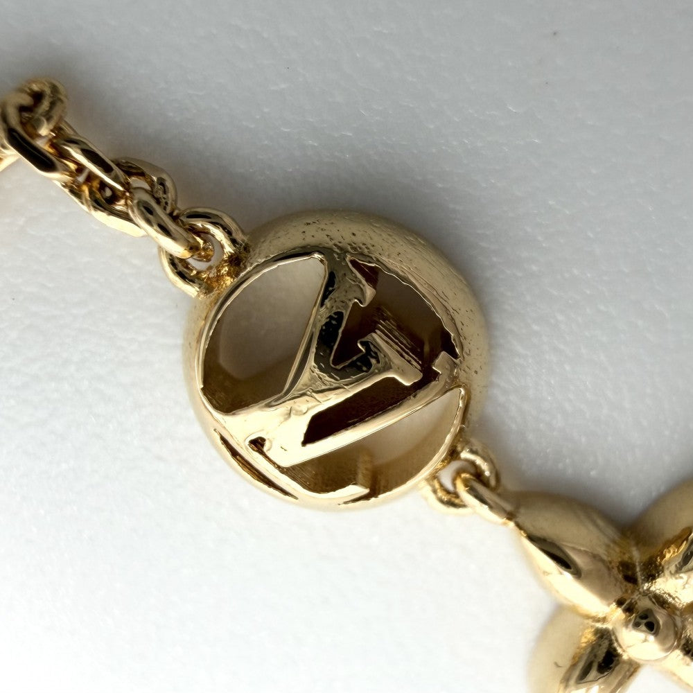 LOUIS VUITTON ルイヴィトン ブレスレット プティ ルイ アクセサリー M00374 ゴールド レディース 約2.5g【中古品】
