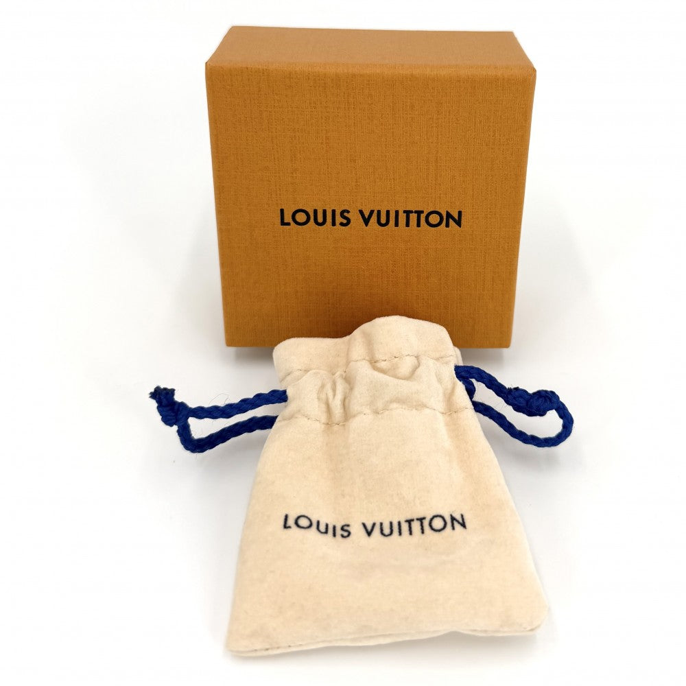 LOUIS VUITTON ルイヴィトン ネックレス LV グラム パンダント アクセサリー ペンダント M01265 ゴールド シルバー レディース 約7.7g【中古品】