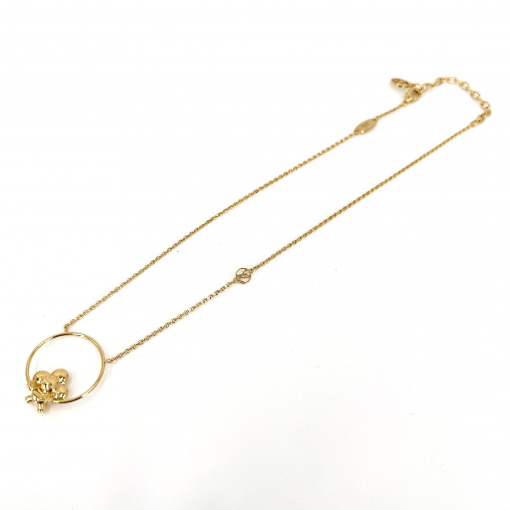 LOUIS VUITTON ルイヴィトン ネックレス ヴィヴィエンヌ ペンダント アクセサリー メンズ レディース M00799 ゴールド ユニセックス 約8.7g【中古品】
