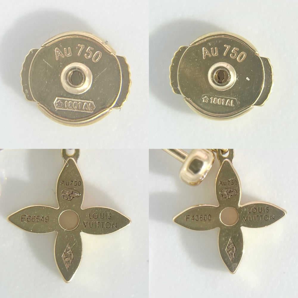 【開店SALE】 LOUIS VUITTON ルイヴィトン ピアス モノグラムイディール ジュエリー アクセサリー Au750 18金PG K18ピンクゴールド ダイヤモンド Q96169 レディース 約2.2g【中古品】