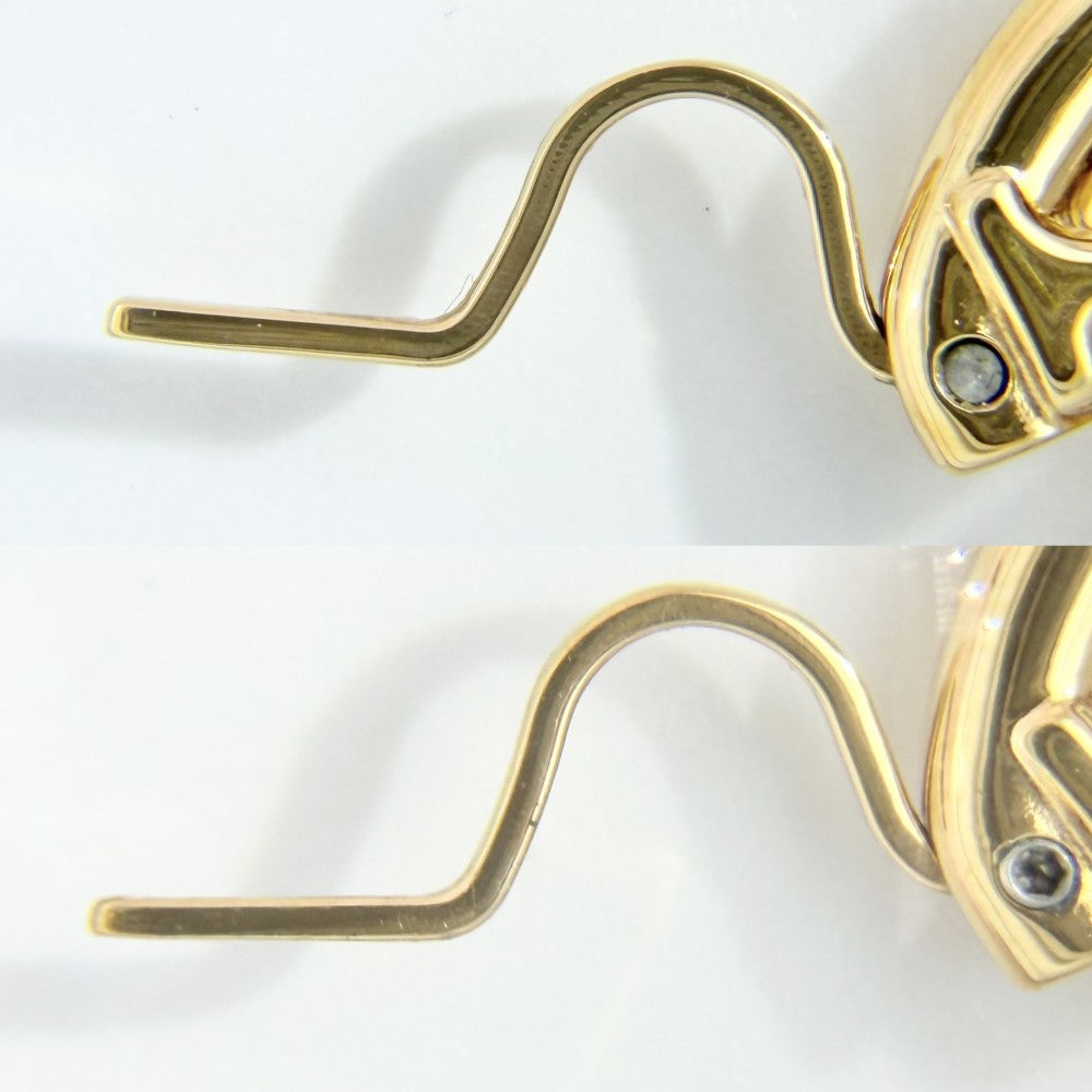 【開店SALE】 LOUIS VUITTON ルイヴィトン ピアス ルイーズ LV サークル アクセサリー M00396 ゴールド レディース 約14.6g【中古品】