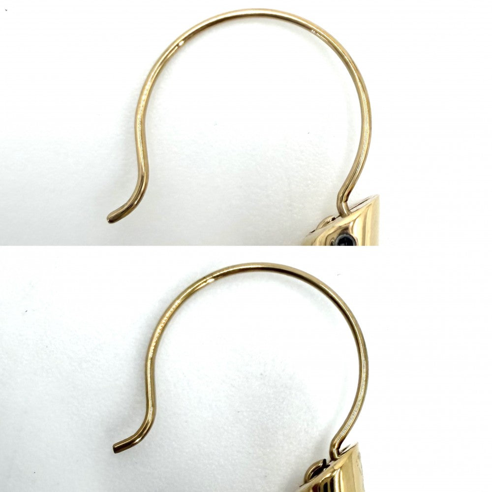 LOUIS VUITTON ルイヴィトン ピアス エセンシャルV フープピアス アクセサリー 小さめ シンプル M61088 ゴールド レディース 約8.8g【中古品】