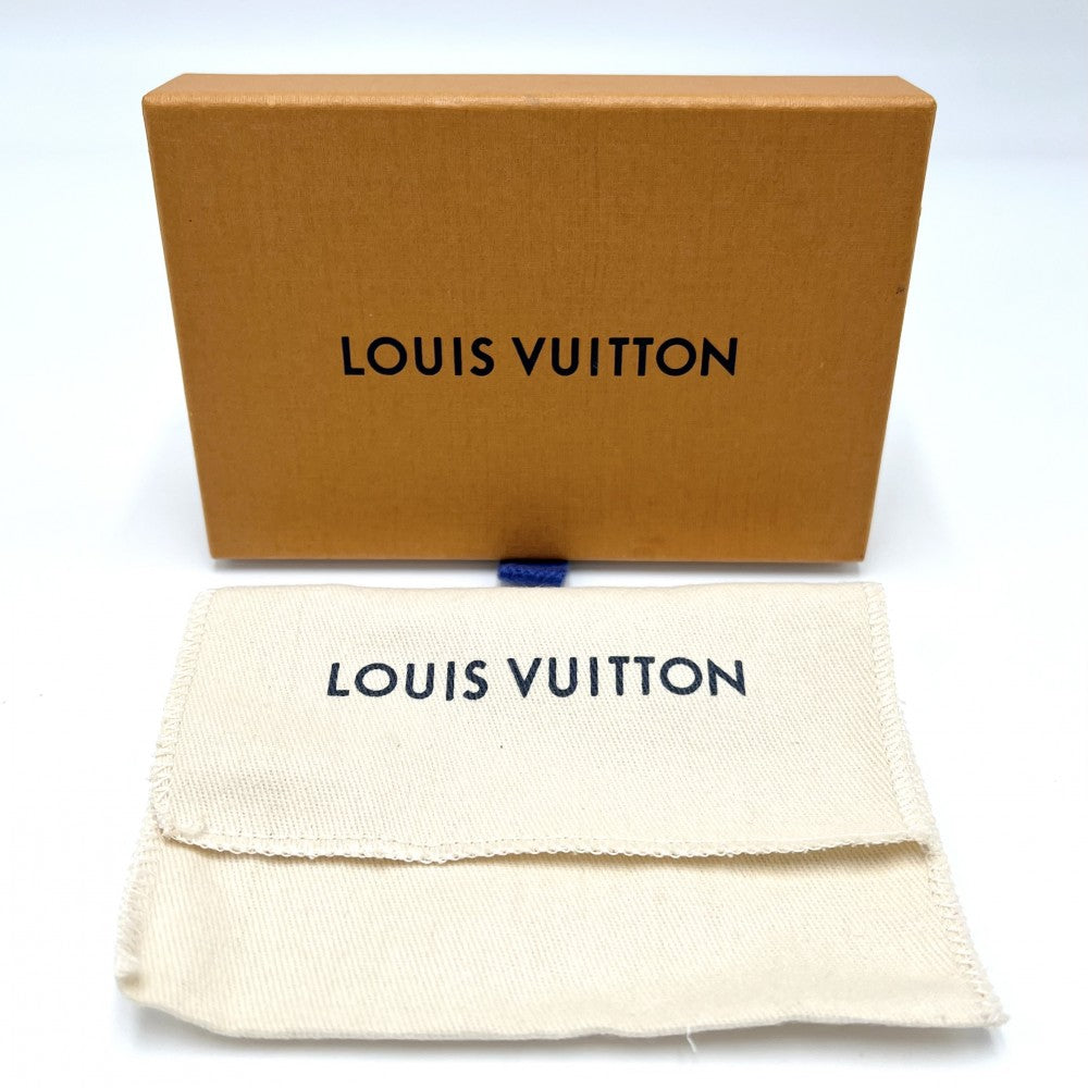 LOUIS VUITTON ルイヴィトン キーホルダー モノグラムエクリプス ポルトクレドラゴンヌ キーリング バッグチャーム 小物 M61950 ブラック 黒 シルバー金具 メンズ【中古品】