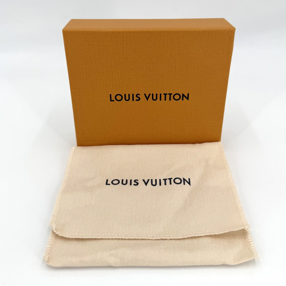 LOUIS VUITTON ルイヴィトン キーホルダー ポルトクレ LV カプシーヌ バッグチャーム キーリング 小物 M63080 ブラック 黒 ゴールド レディース【中古品】