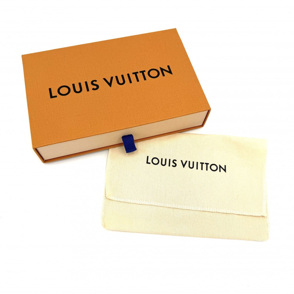 LOUIS VUITTON ルイヴィトン キーホルダー バッグチャーム・LVクラブ ポーチ 小物入れ M01932 モノグラムキャンバス イエロー シルバー金具 レディース【中古品】