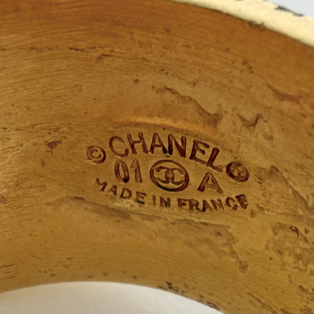 CHANEL シャネル 指輪 ココマーク バンビ アクセサリー GP ラインストーン 約13.5号 01A レディース 約12.5g 2001年【中古品】