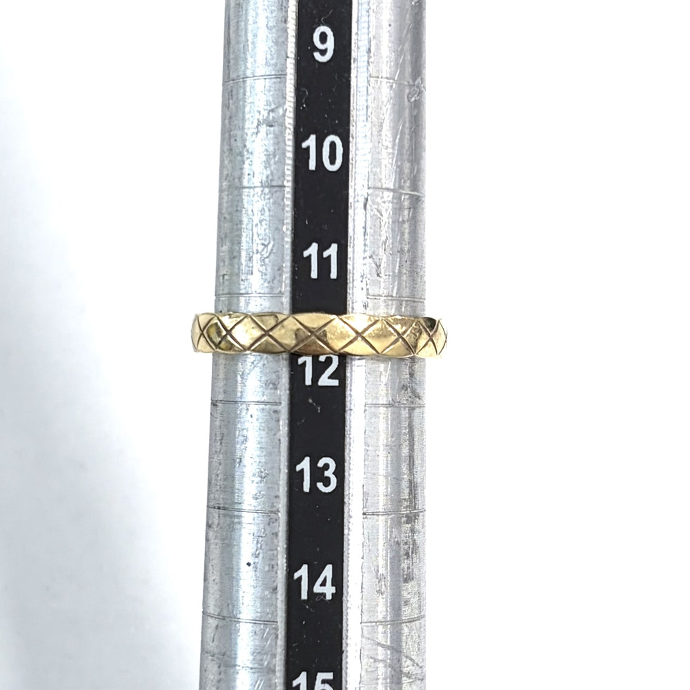 CHANEL シャネル 指輪 ココクラッシュ ミニ ジュエリー アクセサリー 18金YG Au750 サイズ52 K18イエローゴールド 約11号 J11794 レディース 約4.0g【中古品】