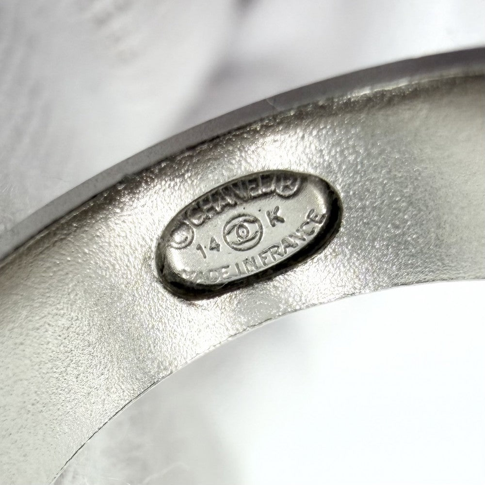 CHANEL シャネル 指輪 リング アクセサリー ココマーク ラインストーン 約11.5号 14K レディース 約5.6g 2014年【中古品】