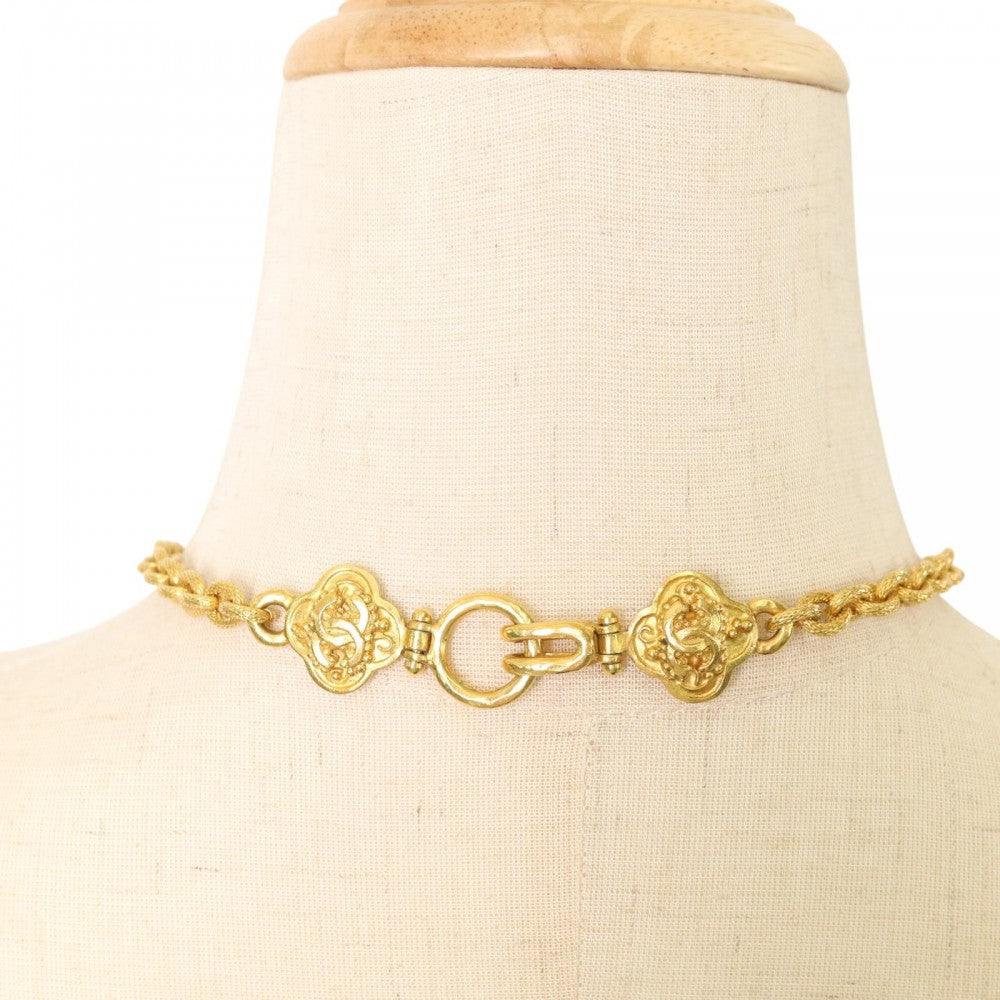 【開店SALE】 CHANEL シャネル ネックレス ココマーク ヴィンテージ アクセサリー トリプルココ ロングネックレス GP 96A ゴールド レディース 約89.7g 1996年【中古品】