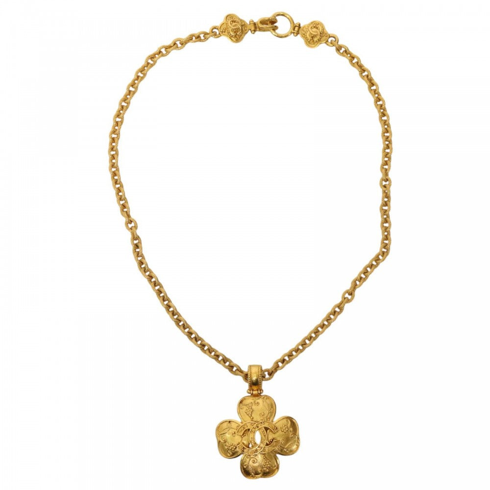 【開店SALE】 CHANEL シャネル ネックレス ココマーク ヴィンテージ アクセサリー トリプルココ ロングネックレス GP 96A ゴールド レディース 約89.7g 1996年【中古品】