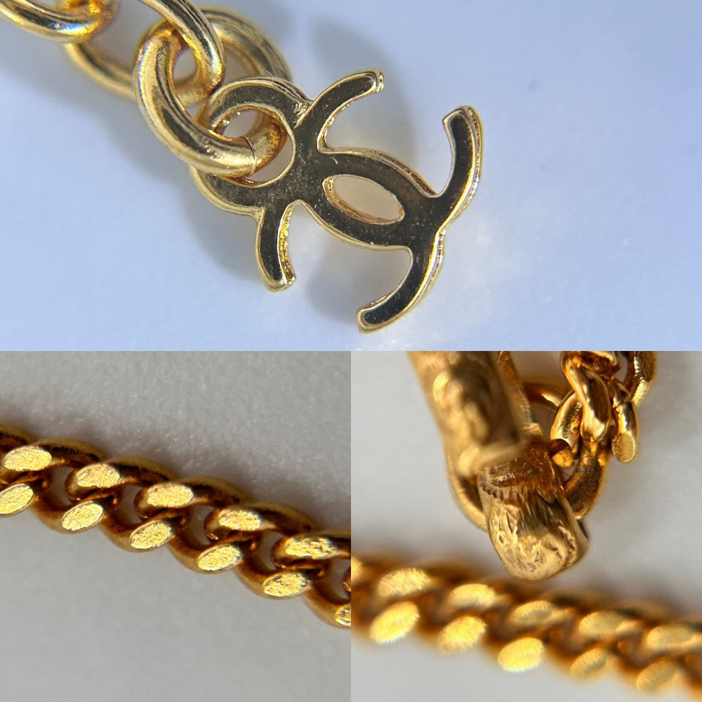【開店SALE】 CHANEL シャネル ネックレス チェーン アクセサリー シンプル ココマーク GP 98A ゴールド レディース 約6.8g 1998年【中古品】