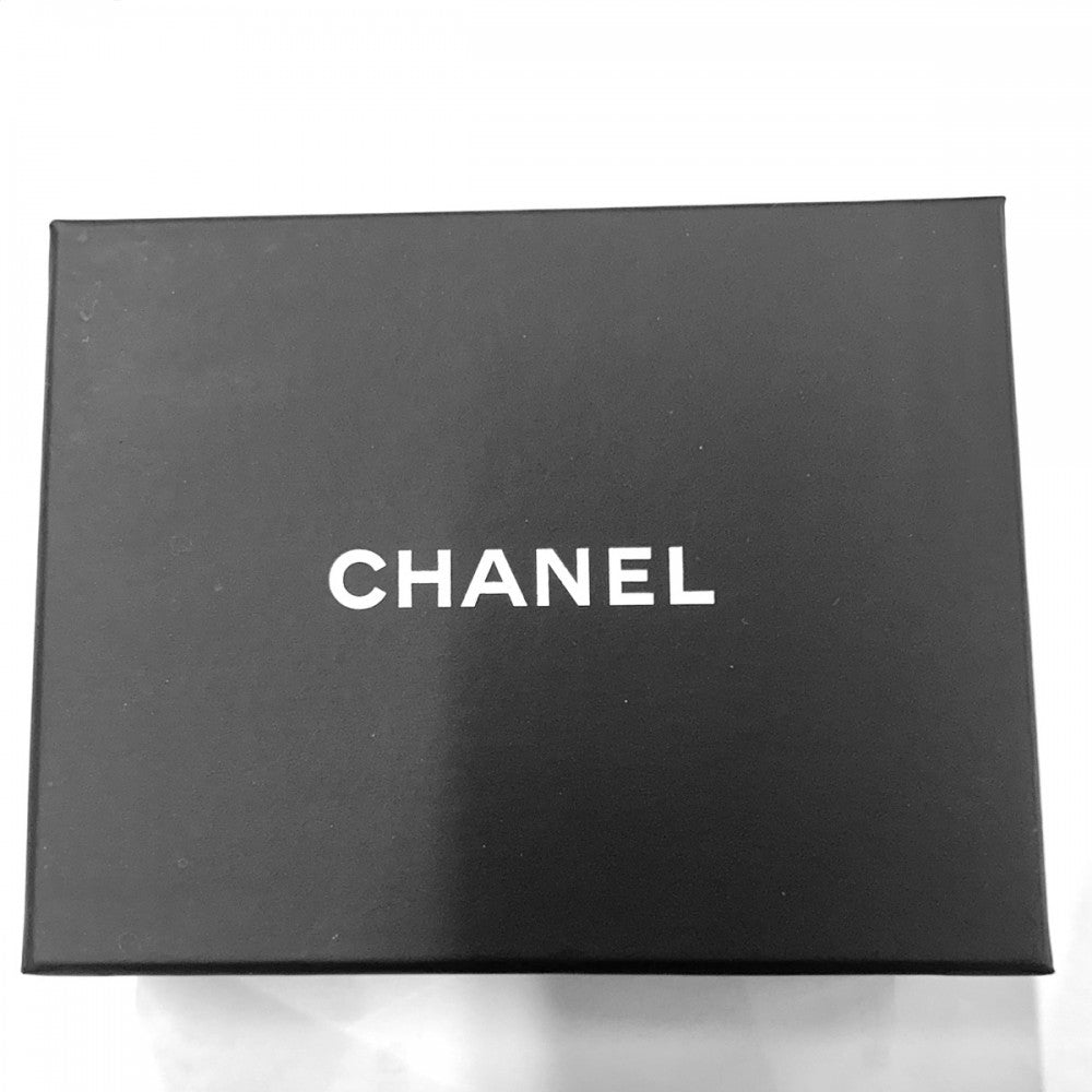 CHANEL シャネル ネックレス ココマーク チェーンデザイン アクセサリー ペンダント GP レザー B19P ゴールド ブラック 黒 レディース 約6.9g 2019年【中古品】