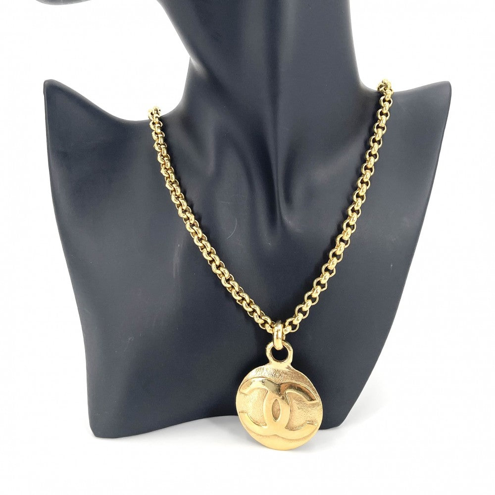 【開店SALE】 CHANEL シャネル ネックレス ココマーク ロングネックレス アクセサリー ヴィンテージ GP 2 9 レディース 約110.6g 1989年【中古品】