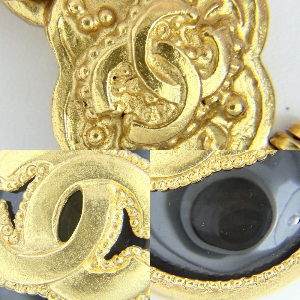 CHANEL シャネル ネックレス ココマーク ロングネックレス アクセサリー ヴィンテージ GP 96A ゴールド ブラック 黒 レディース 約116.0g 1996年【中古品】