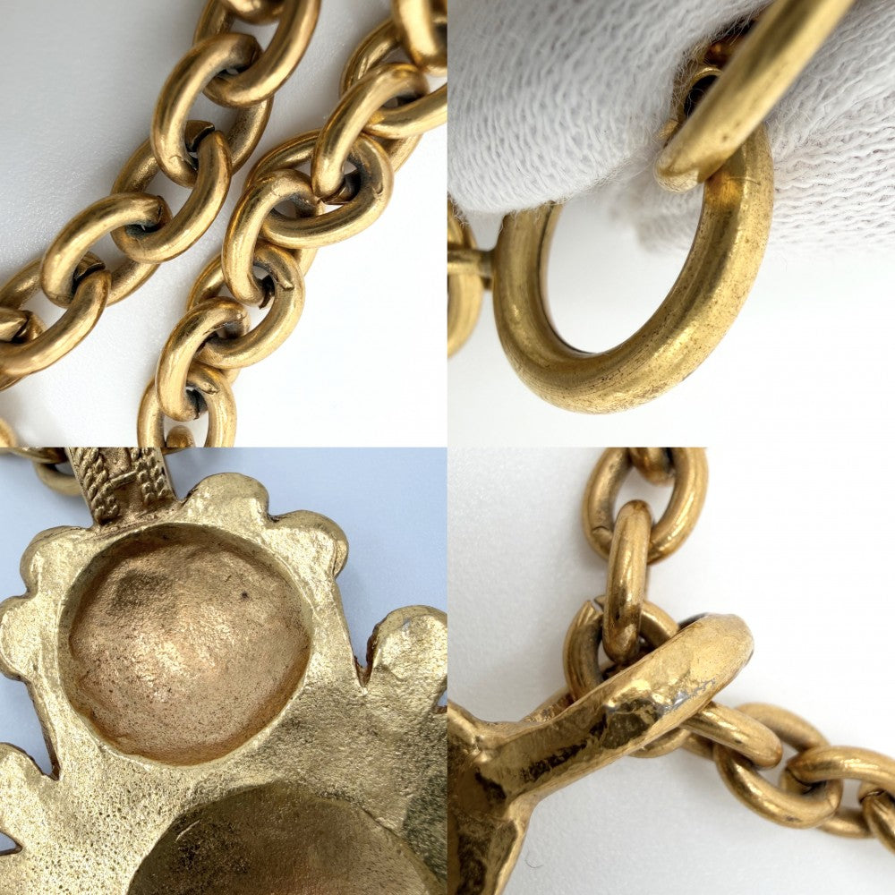 【開店SALE】 CHANEL シャネル ネックレス ココマーク ヴィンテージ アクセサリー ロングネックレス ２連 GP 2 3 ゴールド レディース 約140.7g 1988年【中古品】