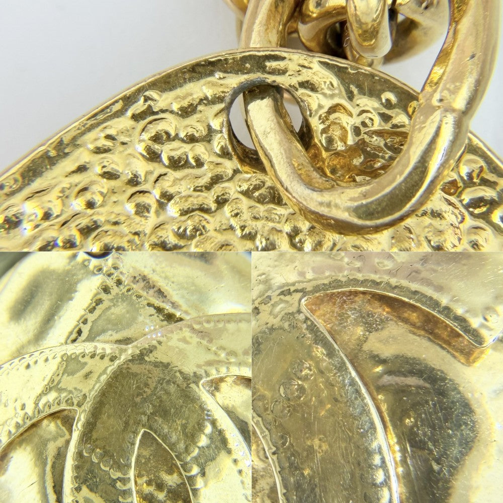 【開店SALE】 CHANEL シャネル ネックレス ココマーク ロングネックレス アクセサリー GP 94P レディース 約112.3g 1994年【中古品】