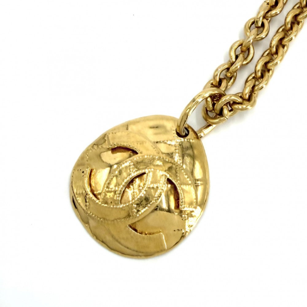 【開店SALE】 CHANEL シャネル ネックレス ココマーク ロングネックレス アクセサリー GP 94P レディース 約112.3g 1994年【中古品】