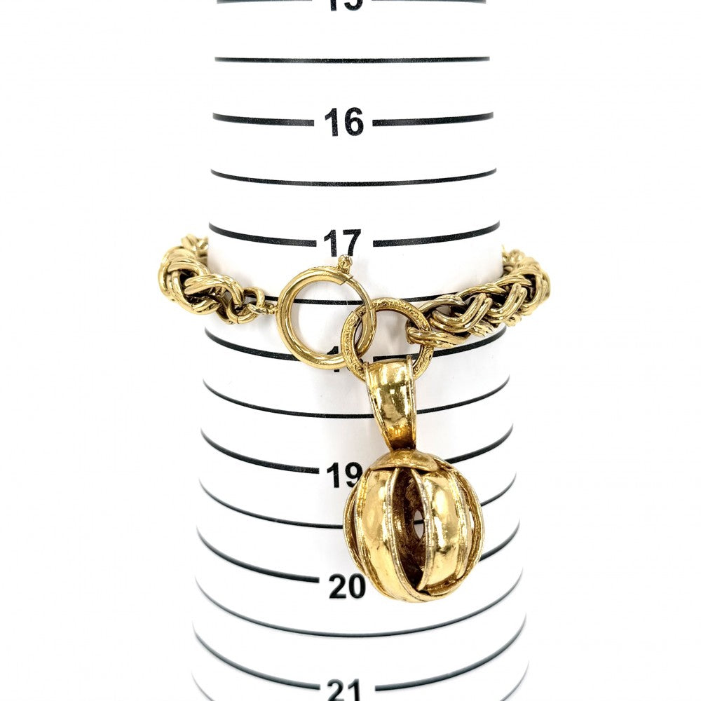 【開店SALE】 CHANEL シャネル ブレスレット ココマーク アクセサリー チェーン GP 94P レディース 約57.5g 1994年【中古品】