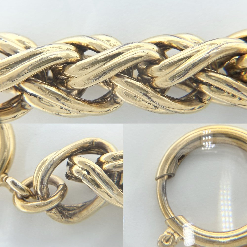 【開店SALE】 CHANEL シャネル ブレスレット ココマーク アクセサリー チェーン GP 94P レディース 約57.5g 1994年【中古品】