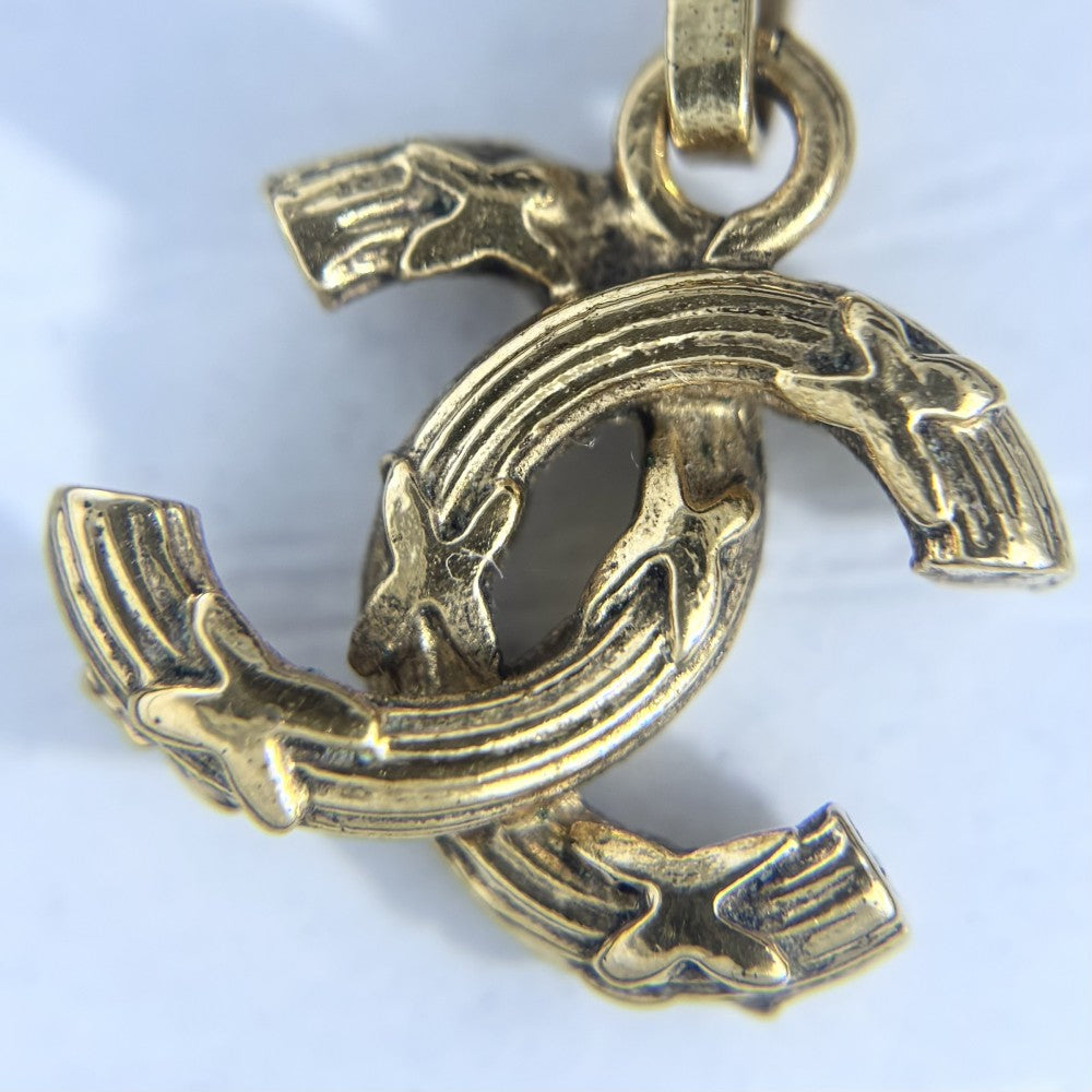 CHANEL シャネル ネックレス ココマーク ヴィンテージ アクセサリー GP レディース 約4.3g【中古品】