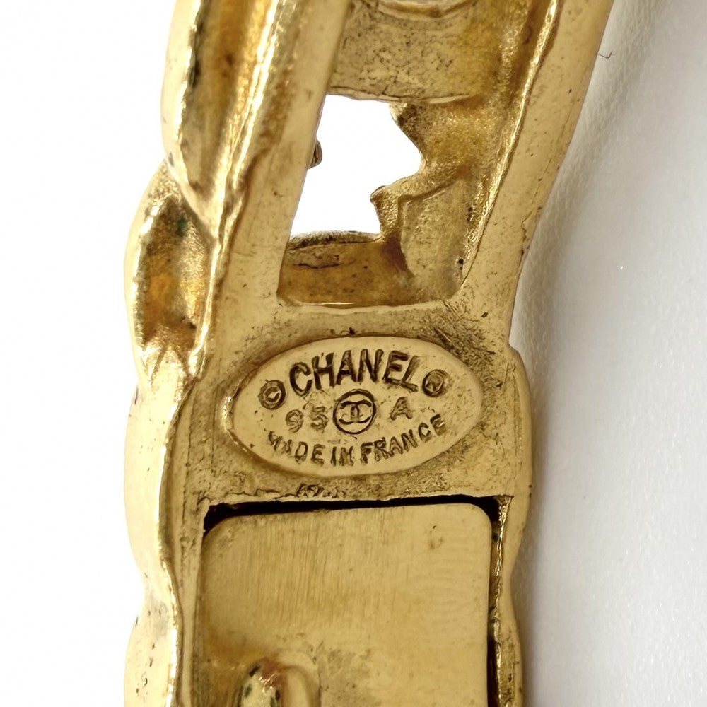 CHANEL シャネル バングル ココマーク ブレスレット アクセサリー ヴィンテージ GP 93A ゴールド レディース 約29.0g 1993年【中古品】