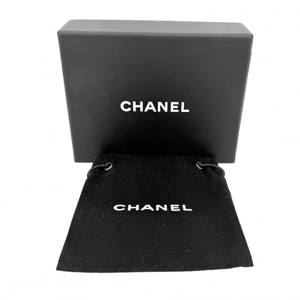 CHANEL シャネル ネックレス 月モチーフ ココマーク アクセサリー ムーン ラインストーン B17K シルバー レディース 約8.5g 2017年【中古品】