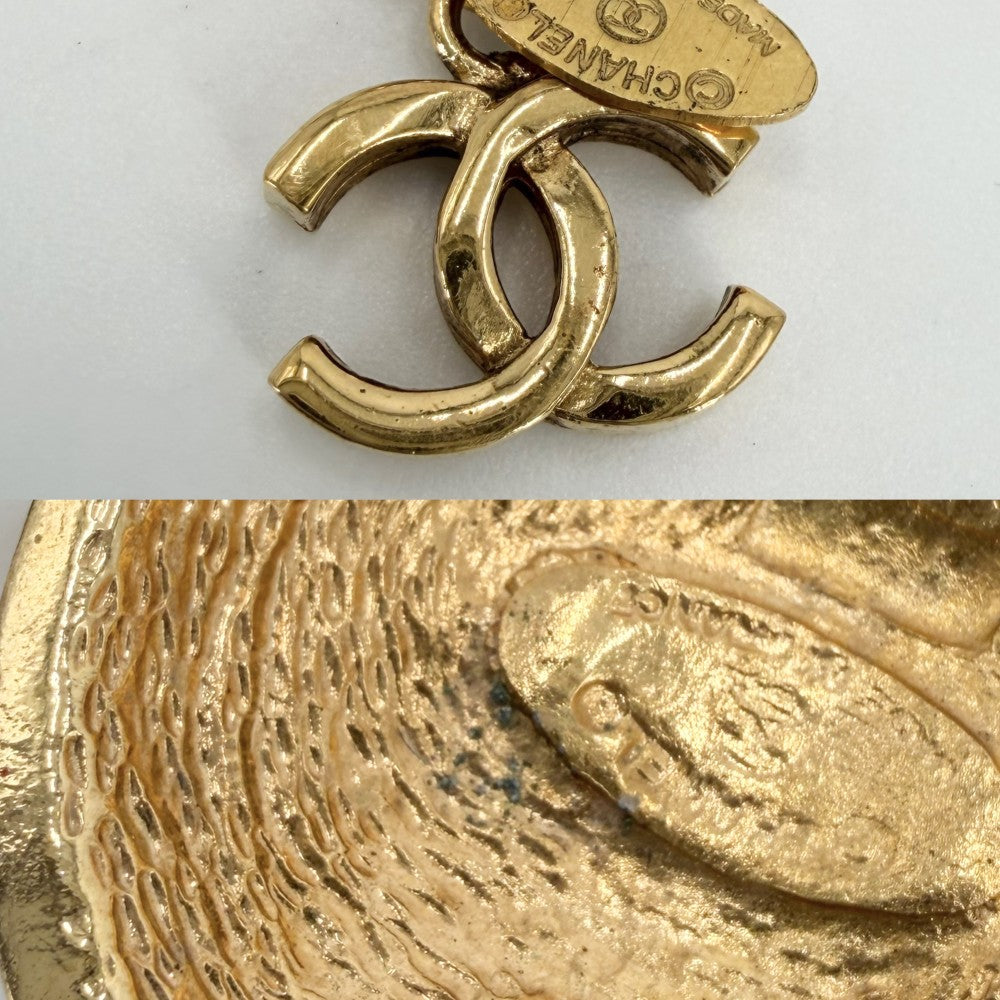 CHANEL シャネル ブレスレット ココマーク マトラッセ アクセサリー GP ゴールド レディース 約61.7g【中古品】