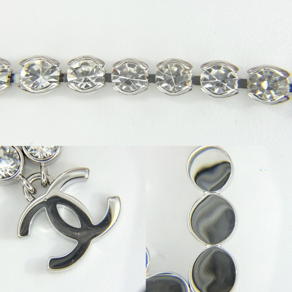 CHANEL シャネル ネックレス ココマーク チェーン アクセサリー ラインストーン フェイクパール B25B レディース 約20.1g 2025年【中古品】