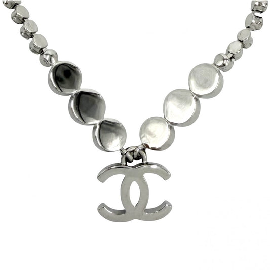 CHANEL シャネル ネックレス ココマーク チェーン アクセサリー ラインストーン フェイクパール B25B レディース 約20.1g 2025年【中古品】