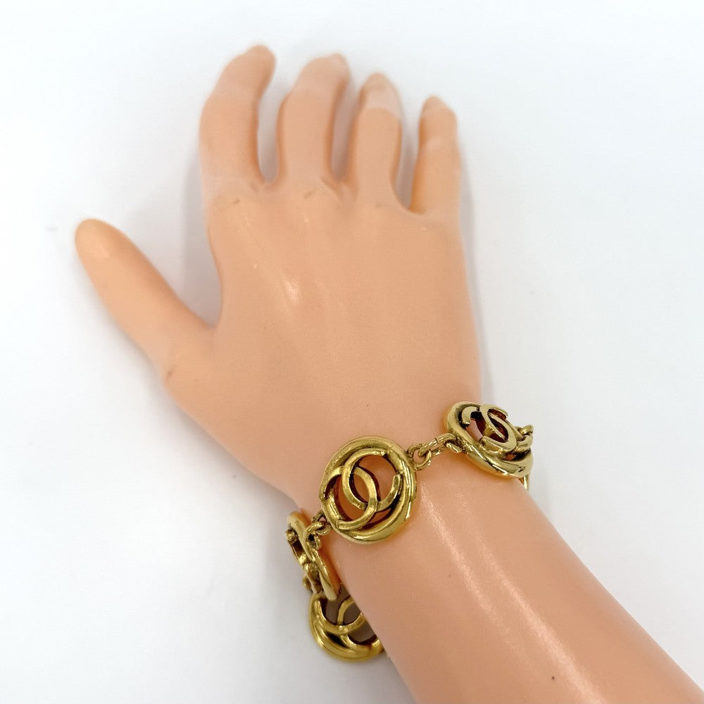 CHANEL シャネル ブレスレット チェーン ココマーク アクセサリー ゴールド ヴィンテージ GP レディース 約36.4g 1983年【中古品】