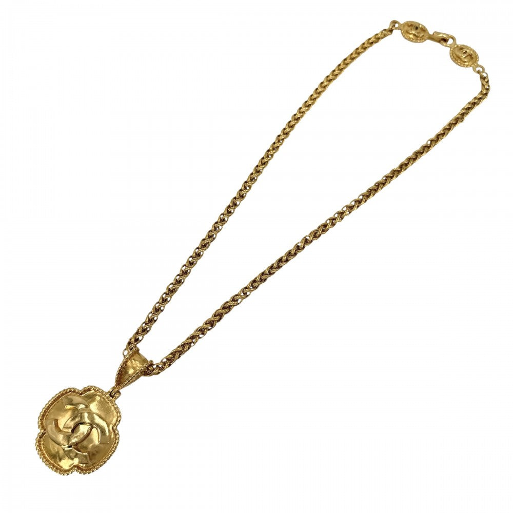 CHANEL シャネル ネックレス ココマーク チェーン ヴィンテージ アクセサリー GP 96A ゴールド レディース 約65.5g 1996年【中古品】