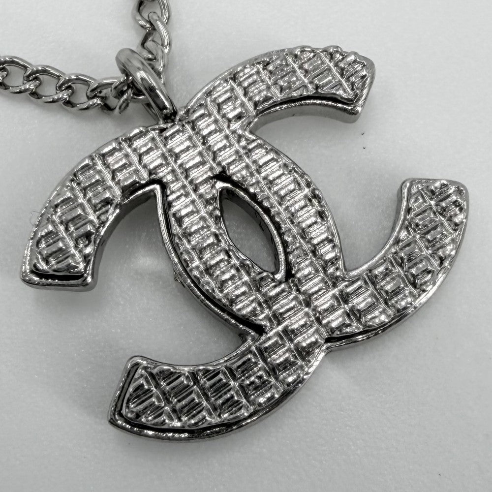 CHANEL シャネル ネックレス ココマーク アクセサリー 03A シルバー レディース 約7.3g 2003年【中古品】