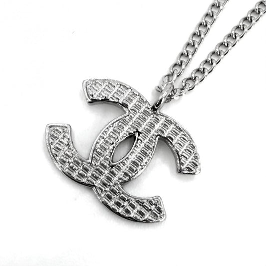 CHANEL シャネル ネックレス ココマーク アクセサリー 03A シルバー レディース 約7.3g 2003年【中古品】