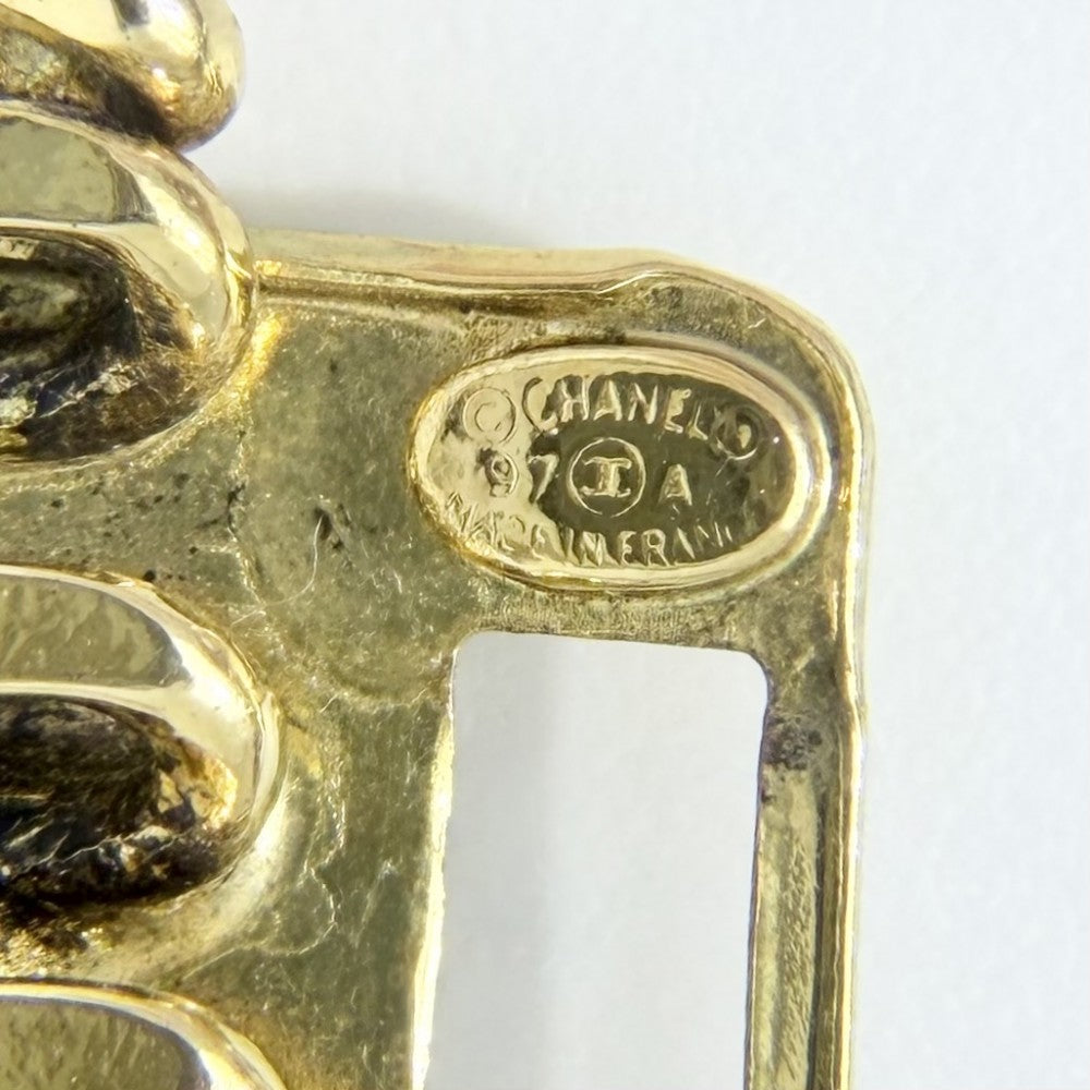 CHANEL シャネル ブレスレット ココマーク チェーン アクセサリー GP 97A ゴールド レディース 約55.9g 1997年【中古品】