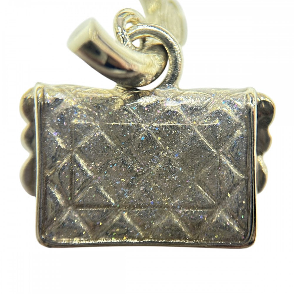 【開店SALE】 CHANEL シャネル ピアス フープ マトラッセ アクセサリー スイング ココ バックモチーフ ラメ GP C24B ライトゴールド レディース 約13.7g 2024年【中古品】